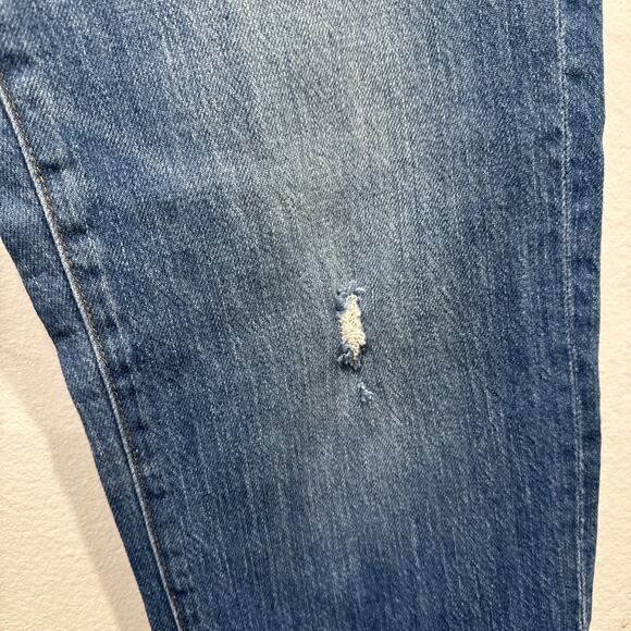 Madewell Distressed Classic Straight Jean Women’s Size 29 High Rise Jeans Denim - Picture 6 of 10